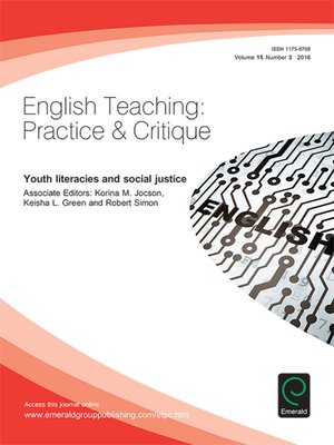 cover image of English Teaching: Practice & Critique, Volume 15, Number 3